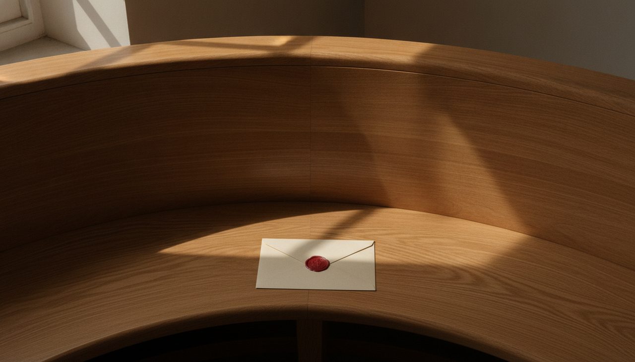 envelope com notificação de penhora de quinhão hereditário em inventário