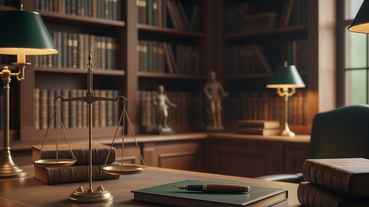 Advogado especialista em alienação parental analisando documentos em escritório jurídico em São Paulo